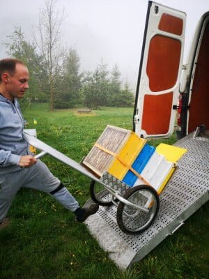 bišu transportēšana